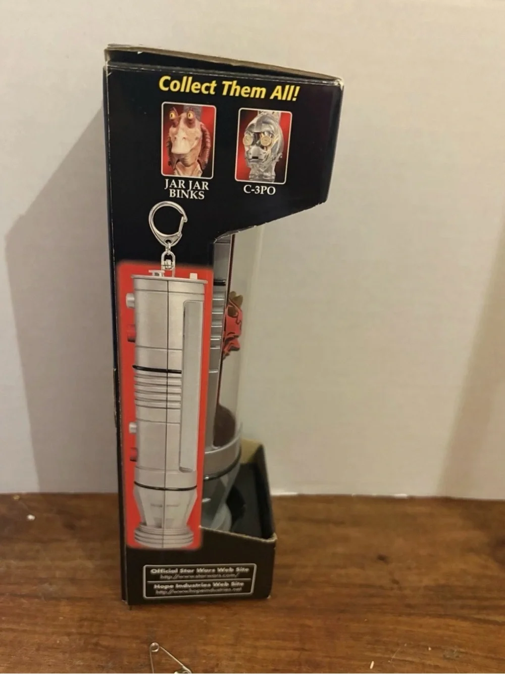 Star Wars Episode I Darth Maul Collector Watch Lightsaber Display Case 1999